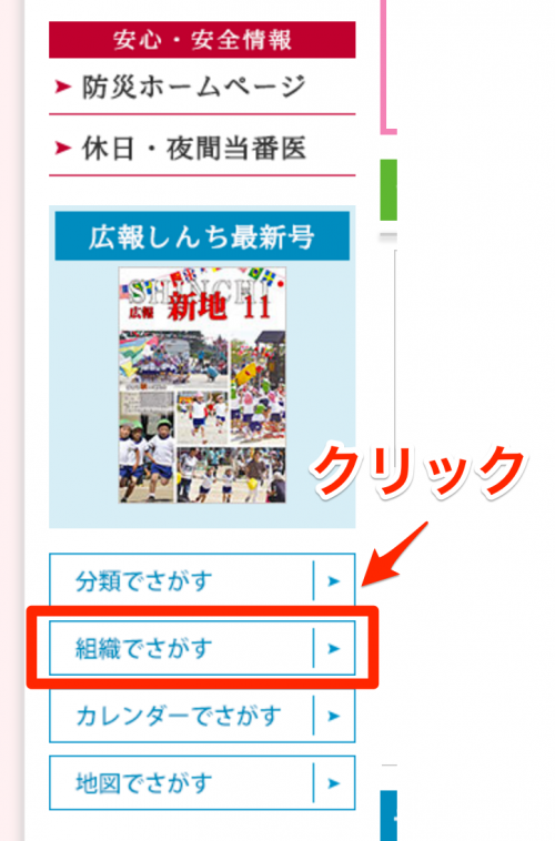 組織で探す方法